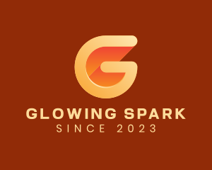 Orange Letter G logo design