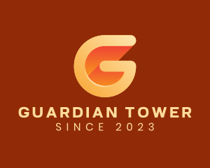 Orange Letter G logo design