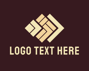 Tile Wood Flooring Logo