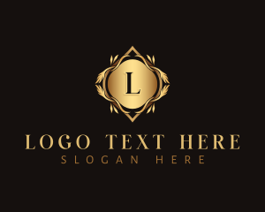 Leaf - Luxury Decorative Floral logo design