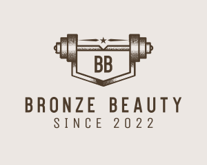 Bronze - Barbell Crossfit Training logo design