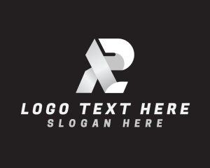 Courier - Modern Ribbon Letter R logo design