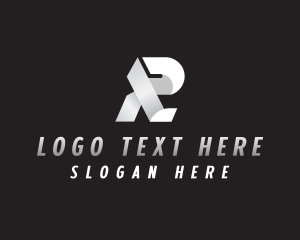 App - Modern Ribbon Letter R logo design