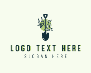 Nature - Plant Shovel Landscaping logo design