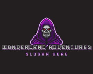 Gaming Hooded Grim Reaper Logo