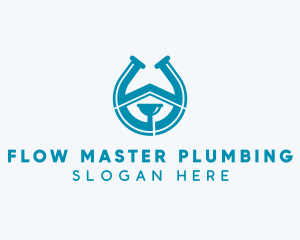 Plumbing - Pipe Plunger Plumbing logo design