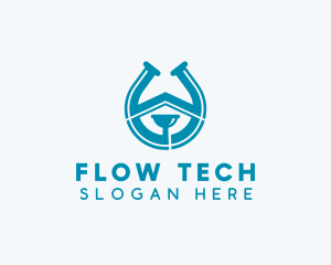 Pipe - Pipe Plunger Plumbing logo design