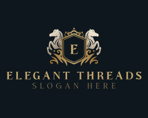 Luxury Horse Royal logo design