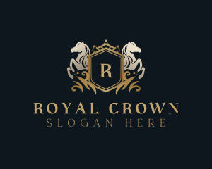 Luxury Horse Royal logo design