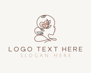 Chic - Chic Floral Woman Beauty logo design