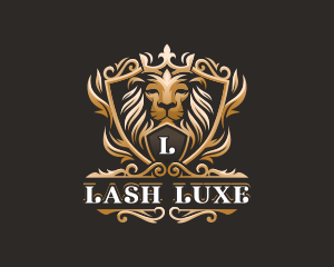 Lion King Crown logo design