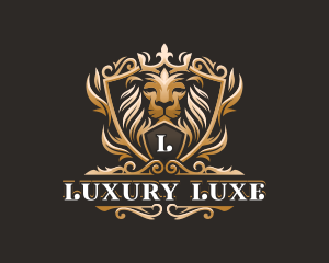 Lion King Crown logo design