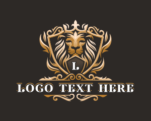 Predator - Lion King Crown logo design