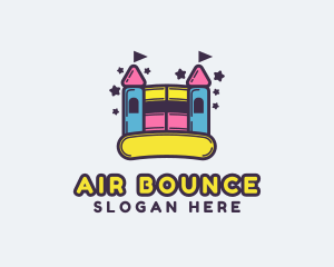 Kiddie Bounce Castle logo design