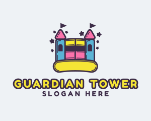 Kiddie Bounce Castle logo design