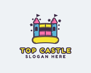 Kiddie Bounce Castle logo design