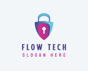 Cybersecurity Software Tech logo design