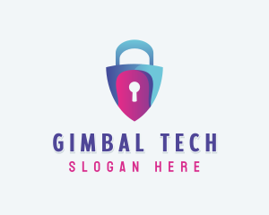 Cybersecurity Software Tech logo design