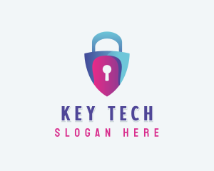 Cybersecurity Software Tech logo design