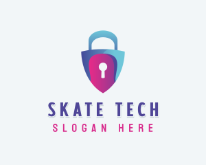 Cybersecurity Software Tech logo design