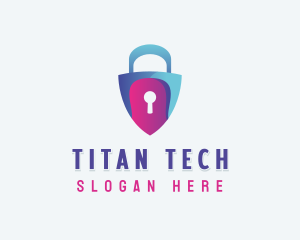 Cybersecurity Software Tech logo design