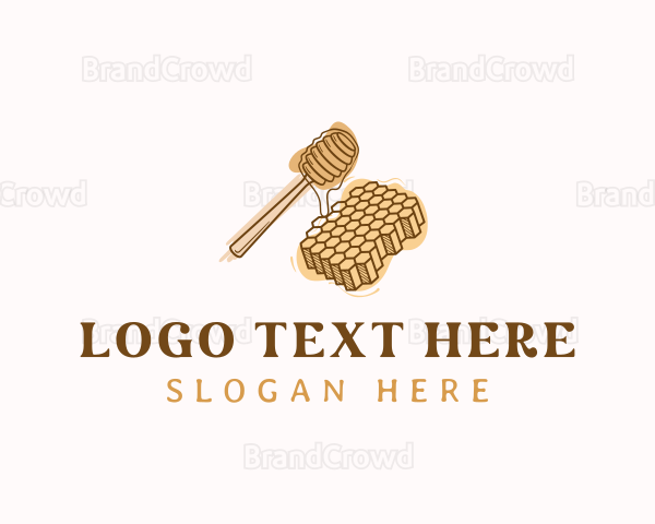 Sweet Honey Honeycomb Logo