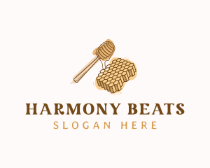 Insect - Sweet Honey Honeycomb logo design