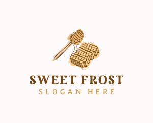 Sweet Honey Honeycomb logo design