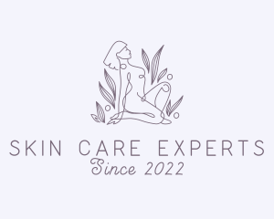 Naked Natural Woman logo design