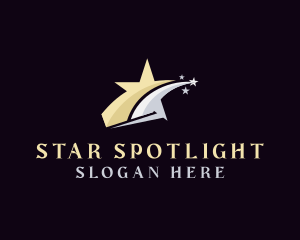 Shooting Star Swoosh Entertainment logo design