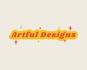 Retro Sparkling  Business logo design