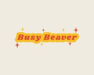 Retro Sparkling  Business logo design