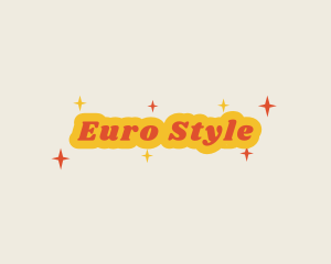 Retro Sparkling  Business logo design