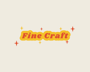 Retro Sparkling  Business logo design