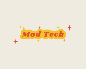 Retro Sparkling  Business logo design