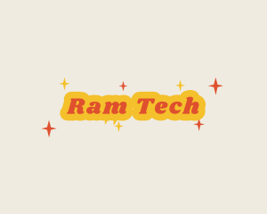 Retro Sparkling  Business logo design