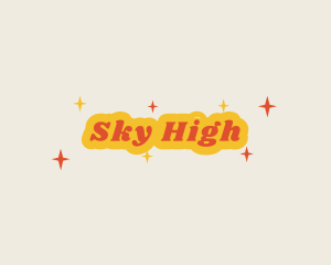 Retro Sparkling  Business logo design