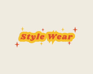 Retro Sparkling  Business logo design