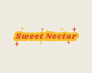 Retro Sparkling  Business logo design