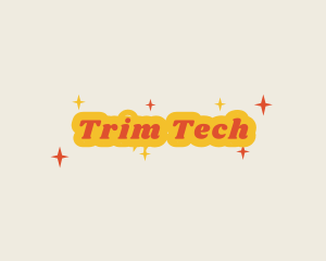 Retro Sparkling  Business logo design