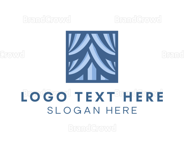 Modern Square Curtain Logo