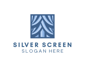 Modern Square Curtain  Logo