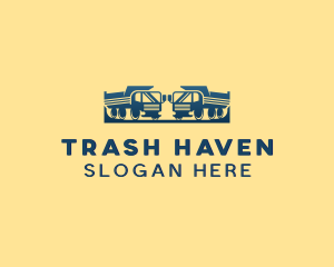 Dump Truck Delivery logo design