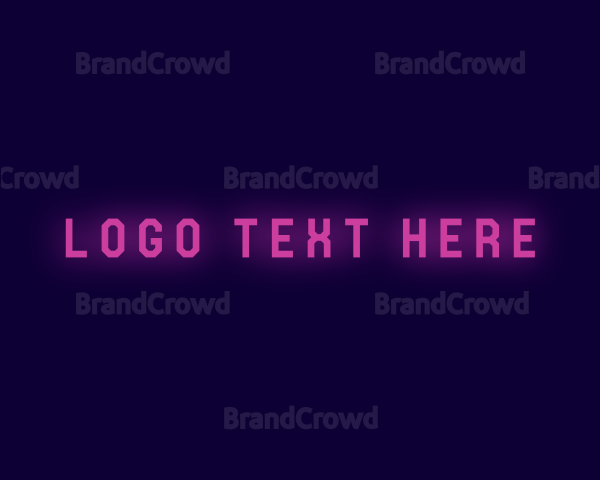 Neon Glow Business Logo