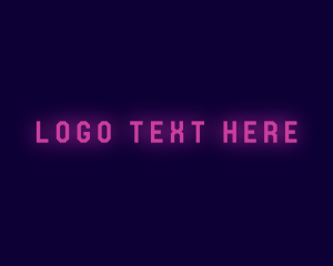 Neon Glow Business logo design