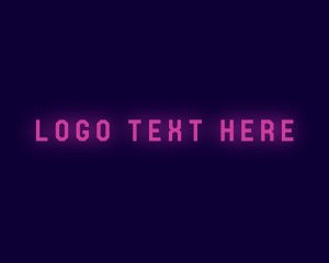 Network - Neon Glow Business logo design