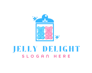 Candy Bear Jar logo design