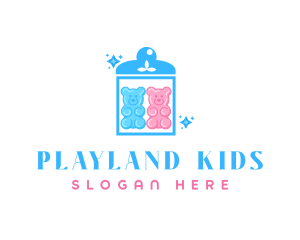 Candy Bear Jar logo design