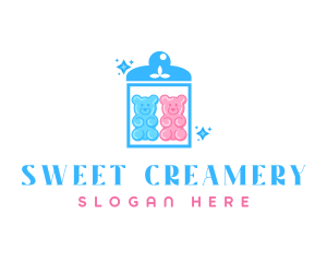 Candy Bear Jar logo design