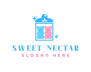 Candy Bear Jar logo design